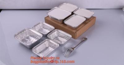 China de verzegelbare aluminiumfolie meeneemcontainers, verschillende vormencapaciteit halen beschikbaar aluminiumfolievoedsel container/t weg Te koop