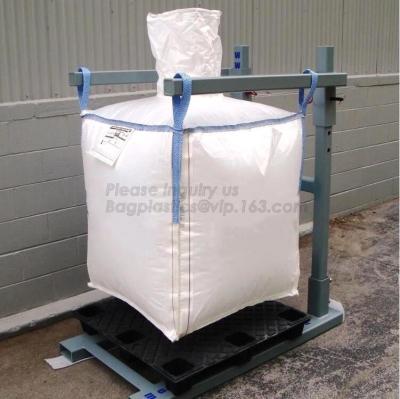 China Virgin Resin Polypropylene Big Bag / FIBC Pp Woven 1 Ton Jumbo Bulk Bag Super Sack Ton for sale