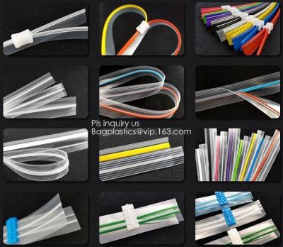 China Qualities product multi colored transparent pe one track plastic zipper  Product nametem	Qualities product multi colored for sale