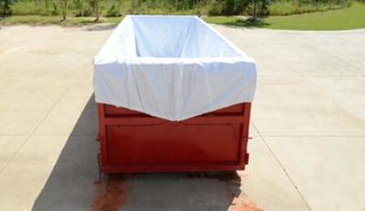 China Roll-Off drawstring Containers liner Drawstring Dumpster Container Liners, Drawstring Open Top Dumpster Container Liners for sale