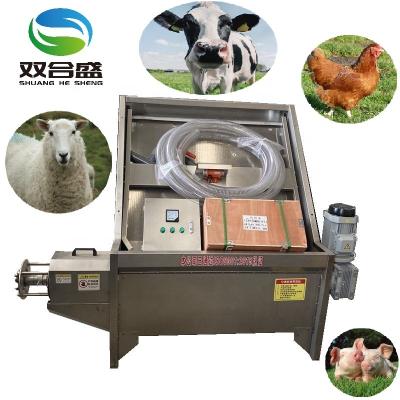 China Farm Liquid And Solid Separating Screw Press Type Fertilizer Machine Dewatering Urine Tilted Screen Solid Liquid Separator for sale