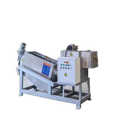 China Building Material Shops Low Noise Sludge Screw Press Dewatering Machine For Food Processing Sludge Processing for sale