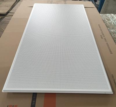 China 595x1195mm Galvanized Steel Acoustic Ceiling Tiles For Shopping Malls for sale