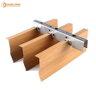 China Decorating Aluminium Aluminium Baffle Ceiling Building Ceiling Wall Metal Construction Materials for sale