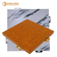 China Außen- PVDF-beschichtende Marmor-Aluminium-/Aluminium-der Wand-3D Fassadenelemente für Flughafen-/Balkon-Dekorationen zu verkaufen