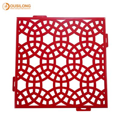 China Aluminum Aluminium Ceiling CNC Carved Exterior PVDF Coating Wall Ceiling Panel for sale