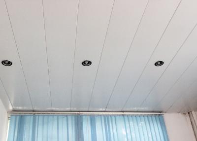 China RAL 9010 Powder Coating Aluminium Strip Ceiling , Decorative Office Building Ceiling Tiles for sale