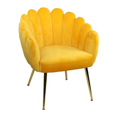 China New Modern Design Furtiture Dining Velvet Sofa Chair With Gold Legs Modern Leisure For Home for sale