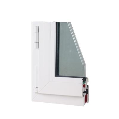 China Modern Decorative Upvc Casement Doors Profiles And Windows Plastic Profile for sale