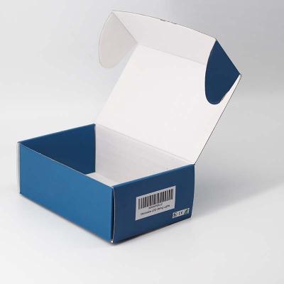 China Recycled Materials Customized Logo Color Packaging Folding Corrugated Customized Mailing Box Cardboard Clothing Ad Boxes With Logo for sale