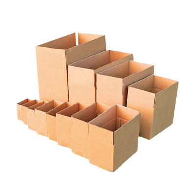 China Recycled Materials Factory Supply High Quality Paper Packaging Box Brown Corrugated Cardboard Shipping Cardboard Custom Printing Packing Box for sale