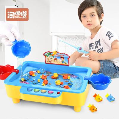 China Plastic Magnetic Electric Fishing Kids Toy Pool Set Baby Boys and Girls Educational Children Toys 3-6 Years Old for sale