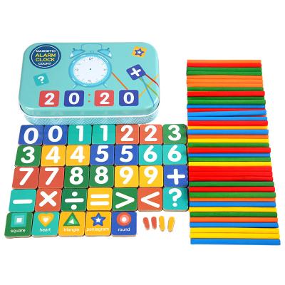 China The Toy Factory Direct Selling Mini building magnet colorful building block the number alphabet math block magnetic toy for sale