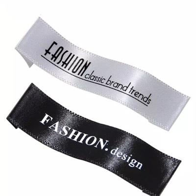 China Sustainable Care Label High Quality Woven Brand Label For Jeans Clothing Neck Label for sale