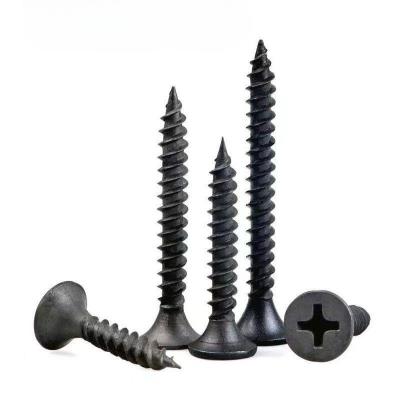 China Pan Hot Selling High Quality Pasterboard Needle Point Drywall Screws Black Phosphate Drywall Screws For Metal for sale