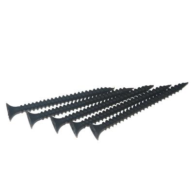 China Hot Selling Truss Drywall Sccrews Coarse Thread Black Phosphate Coated Stainless Steel Screws for sale