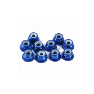 China Anodized Color M2-M12 Nuts And Screws Fasterner Hex Bolt And Lock Nut For Equipment for sale