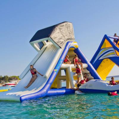 China Commercial Rental Inflatable Aqua Park Water Park Floating Floating Obstacle Course for sale