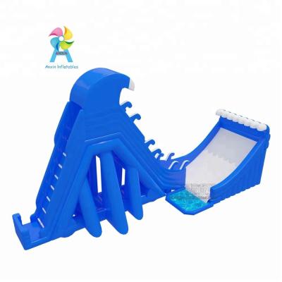 China NEW 2018 Amusement Park Inflatable Water Park Water Slide Inflatable Water Wave Slide for sale