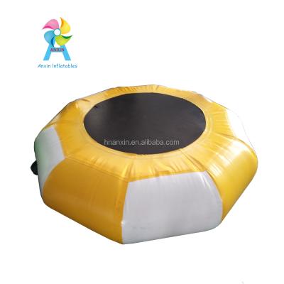 China PVC Water Park Inflatables Water Floating Toys Jumping Trampoline On Water for sale