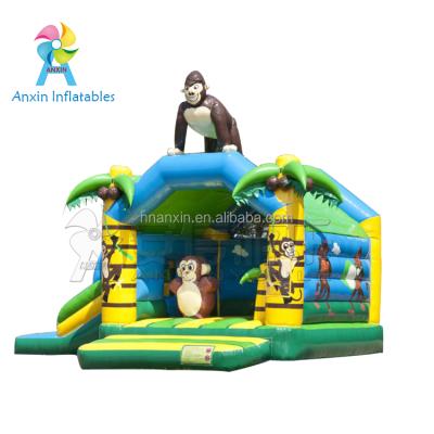 China Custom PVC Kids Outdoor Inflatable Games Castle Bouncy Jumping Castle For Sale for sale