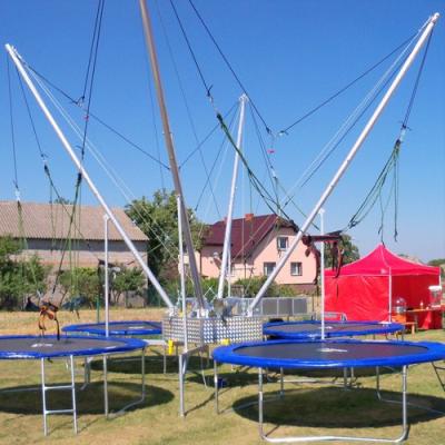 China Euro Steel Structure Hot Sale Amusement Park Bungee Jumping Trampoline Bungee for sale