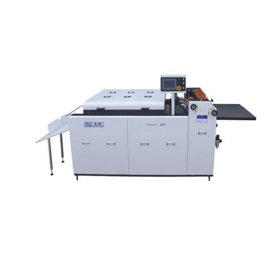 China Machinery Repair Shops 80gsm Thin Paper UV Coating Machine For UV Sheets SGUV-660 for sale