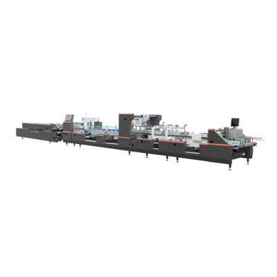 China machinery & Newest Hardware XS-1250/1450 Automatic Lock Bottom Folder Gluer Gluing Machine for sale