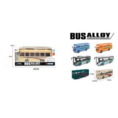 China Toy Children's Diecast Bus Die Cast Car Toy Pull Back Toy Car Toy Cars Die Cast for sale