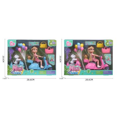 China Cartoon toy 6 inch living joint small girls play toys doll for girl toys for girls doll for sale