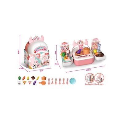 China New Arrival Play Kitchen Toy Kitchen Toys Kids Backpack Sets Toys Kitchen Play Set for sale