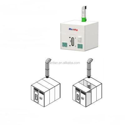 China BSH-M1 Popular Type CE Approved Automotive Paint Spray Booth / Portable Mixing Booth / Paint Room 2880*3570*2750 mm for sale