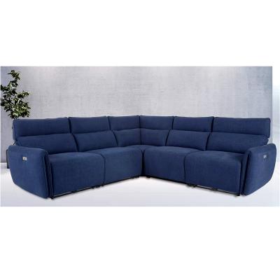 China Henglin Living Room Furniture Cheap High Quality Recliner Extended Sectional Sofa for sale