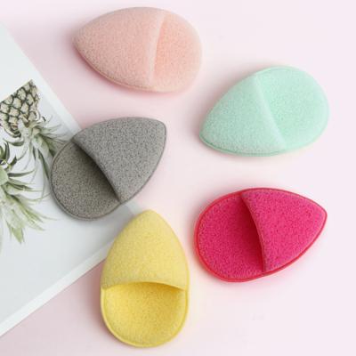 China Cute Soft Finger Cribs And Slippers Face Wash And Makeup Remover Sponge for sale