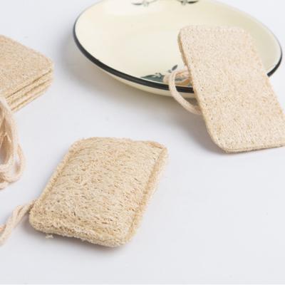 China Natural Loose Sponge Dish Scrubber Loofah Sponge Viable For Kitchen for sale