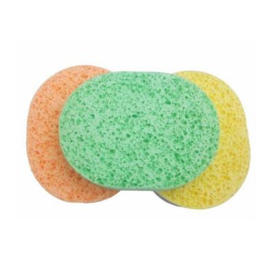 China Sustainable Soft Cellulose Cleaning Sponge Skin-friendly Thicken Face Makeup Remover Sponge for sale