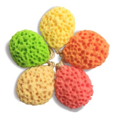 China EXFOLIATE Hydrophilic Cotton Baby Shower Honeycomb Bath Sponge for sale