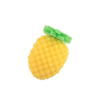 China Three-Dimensional Cotton Cleaning Children's Bath Fruit Pineapple Viable Bath Sponge Bath Sponge for sale