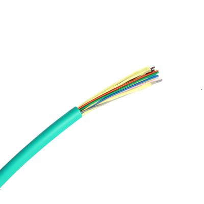 China Indoor Telecom Communication Gigabit OM1 OM2 OM3 4 10 6 8 12 24 Core GJFJV Multimode Fiber Optic Cable for sale