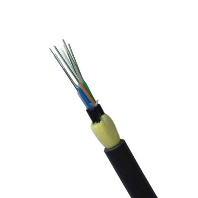 China Outdoor Aerial Single Mode All ADSS 24 Core Dielectric Self-supporting Aerial Fiber Optic Cable for sale