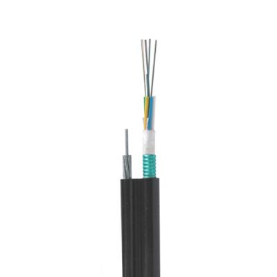 China GYTC8S Self Supporting Multi Core Aerial 12 Core Armored Fiber Optic Cable Figure 8 Telecommunication Cable for sale