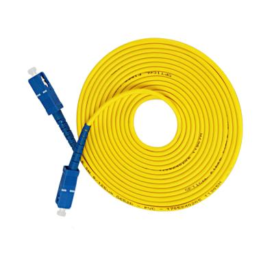 China Telecom Communication Fiber Optic Cable Single Mode Telecom Simplex Level 3m SC-SC Jumper for sale