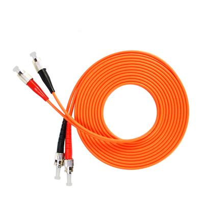 China Customizable Ftth 3m FC To ST Multimode Fiber Optic Patch Cord for sale