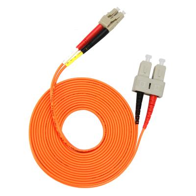 China Telecom Communication Telecom Level SC To LC Multimode Fiber Jumper Patch Cord for sale