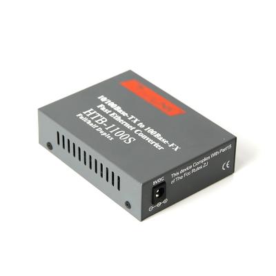 China HTB-1100S 10/100Mbps Single Mode Dual 25km SC Fiber Optic To RJ45 Ethernet Media Converter FMC11SH1-3 for sale