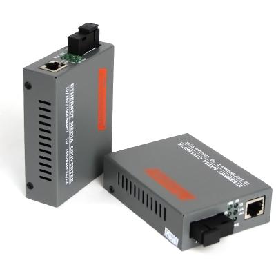 China HTB-GS-03 A/B 10/100/1000M Single Mode Single Fiber 20KM Fast Ethernet Media Converter FMCGSG1-6 for sale