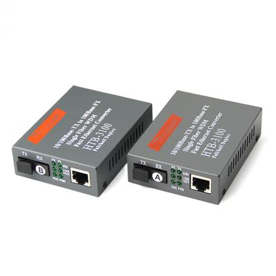 China OEM HTB-3100AB 10/100M Bnc To Fiber Outdoor Media Converter Netlink SC Ethernet Media Converter FMC31H1-1 for sale