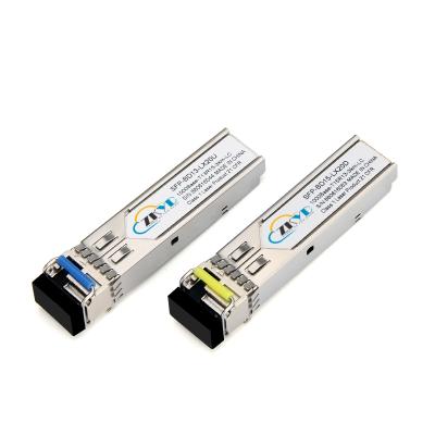 China 3KM Single Fiber 1.25G LC SFP 1310nm 1550nm 1000M Sfp Module For Huawei SFPGLCS3 for sale