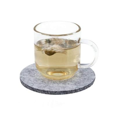 China Viable High Quality Factory Wholesale Custom Wool Felt Coasters Felt Drink Coasters for sale