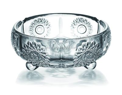 China Creative Cherry YG6001 crystal ashtray glass ashtray cheap design wholesale new ashtray red red for sale